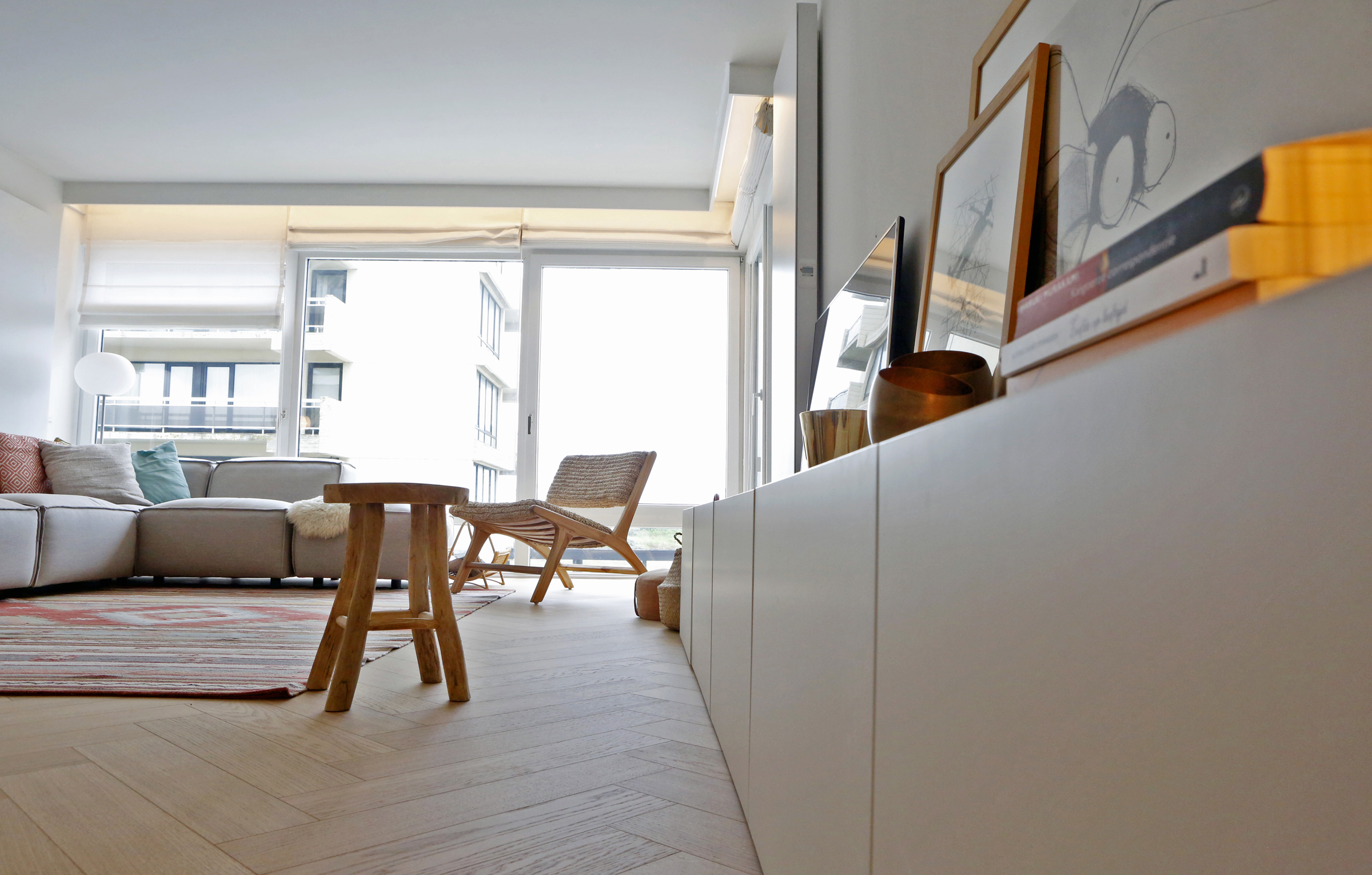 Opfrissing appartement in De Panne