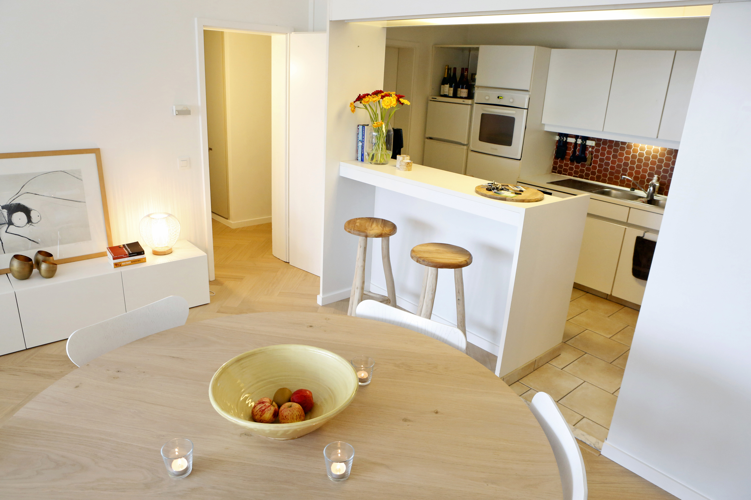 Opfrissing appartement in De Panne